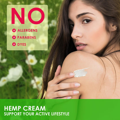 cozyuever 8.5 Oz Hemp Cream with Arnica, Menthol, Aloe, Emu Oil, Turmeric cozyueverBuy Supplements Australia