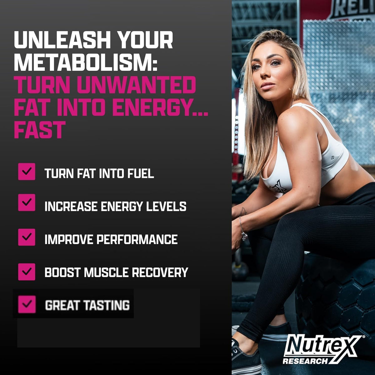 Nutrex Research Lipo-6 Defining Gel & L-Carnitine 3000 | Stimulant-Free Body Support & Workout Companion | Fast-Absorbing Topical Gel + Liquid L-Carnitine