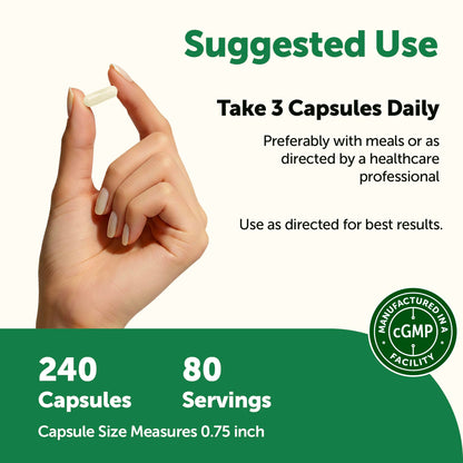Micro Ingredients Bovine Colostrum 1,000 mg Per Serving, 240 Capsules | 40% IgG with Collagen & Probiotics | Colostrum Supplement