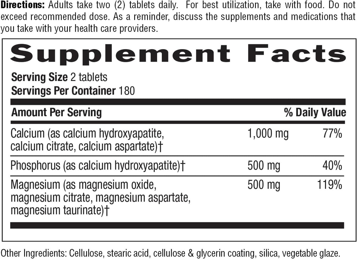 Country Life Target-Mins Calcium Magnesium Complex, 360 Tablets