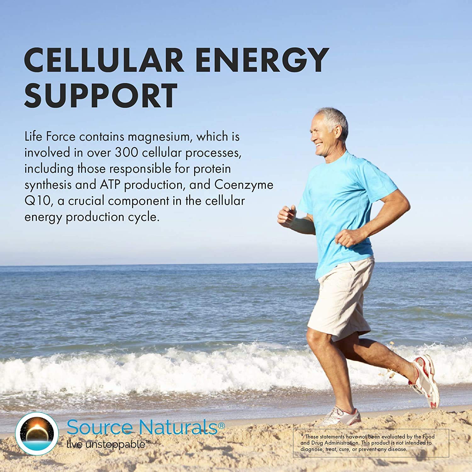 Source Naturals Life Force Multiple Iron Free Daily Multivitamin High Potency Essential Vitamins, Minerals, Antioxidants & Nutrients - Energy & Immune Boost* - 60 Capsules Source Naturals buy supplements Au