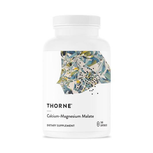 THORNE - Calcium-Magnesium Malate - Optimally Absorbed Magnesium & Calcium Mineral Supplement - Supports Bone, Muscle, Lung & Heart Health* - Third-Party Certified - Dairy & Gluten-Free - 240 Capsules THORNE buy supplements Au