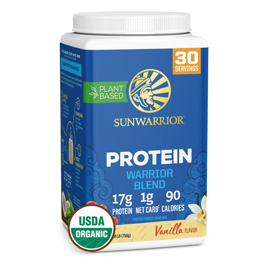 Sunwarrior Vegan Protein Powder Organic Plant-Based Protein | Amino Acids Seed Plant Protein | Soy Free Dairy Free Gluten Free Synthetic Free Non-GMO
