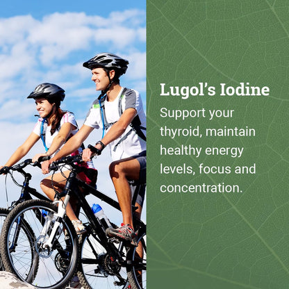 Organic Lugol's Iodine, Iodine and Potassium Iodide 2% Solution 3000 mcg - Liquid Supplement Drops for Thyroid Support for Women & Men, Metabolism Health, Detox Boost - Non-GMO, 395 Servings (2 Oz) Earth Harmony Naturals buy supplements Au