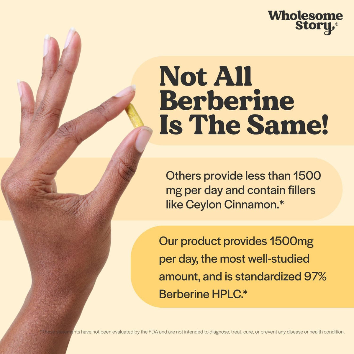 Berberine Supplement 1500mg | Berberine 500mg Per Capsule | 97% Standardized Purity | Supports Metabolic Profiles & Hormonal Balance | 90 Berberine HCL Capsules | Berberine Supplements 30-Day Supply