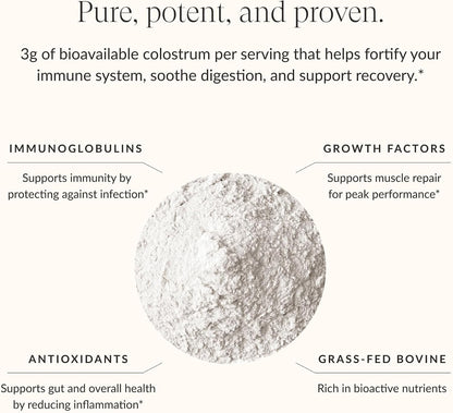 BEAM Glow + Colostrum Powder Bundle – Beauty and Gut Health Superfood Duo for Radiant Skin, Healthy Hair, Immune Support, Digestive Balance, Hydration, and Daily Wellness from Within