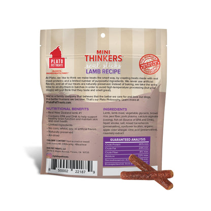 Plato Meat Sticks Salmon Dog Treats, Air-Dried High-Protein Soft Chews with Omega Fish Oil (EPA & DHA), 10 oz