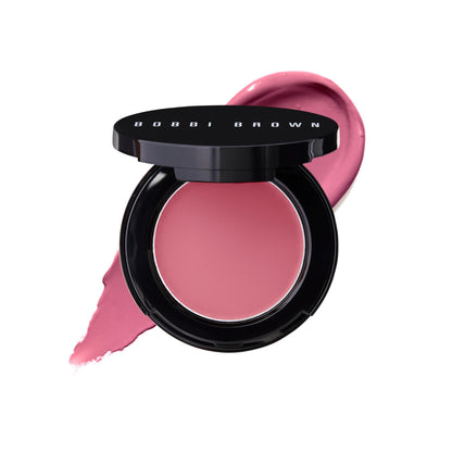 Bobbi Brown Pot Rouge | Multi-Use Cream Blush and Lip Tint | Dewy, Natural-Looking Flush for Cheeks and Lips | Mirrored Compact Travel-Size Face Makeup Blusher, Pale Pink, 0.13 Ounce