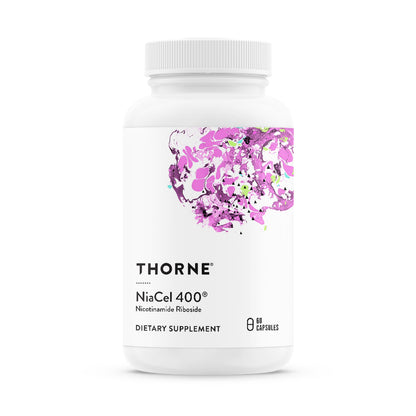 THORNE - NiaCel 400 - NAD Supplement - Nicotinamide Riboside - Supports Healthy Aging, Cellular Energy Production & Sleep-Wake Cycle* - NSF Certified for Sport & Vegan - Gluten-Free - 60 Capsules THORNE buy supplements Au
