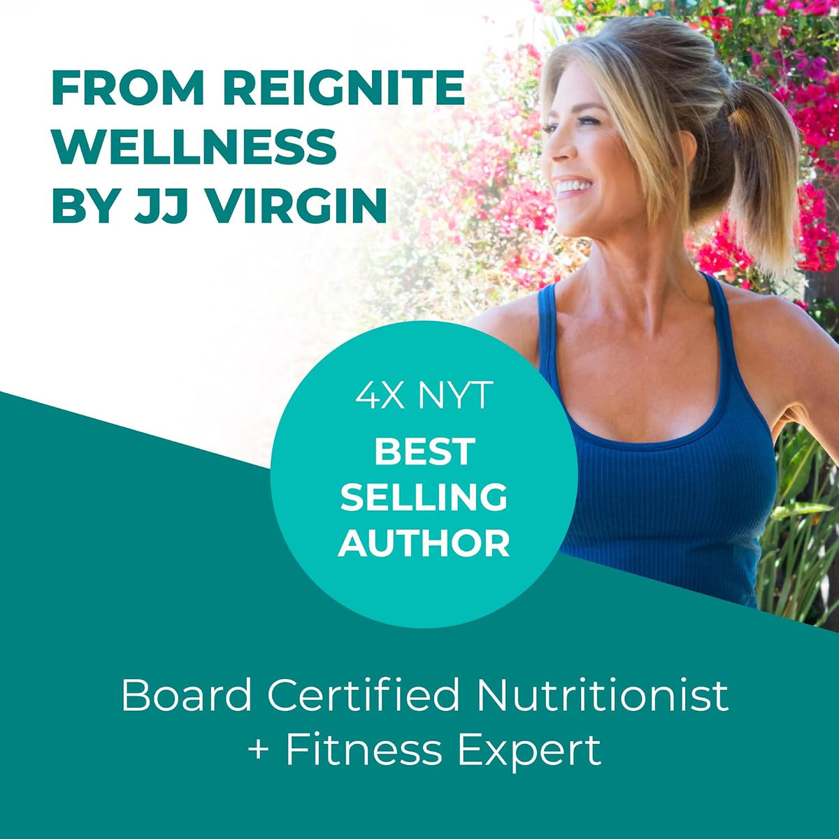 Reignite Wellness by JJ Virgin | Collagen Peptides Powder | Collagen Peptides Powder Supplement | Hair, Skin & Nails Support | Muscle & Joint Support Supplement | 30 Servings