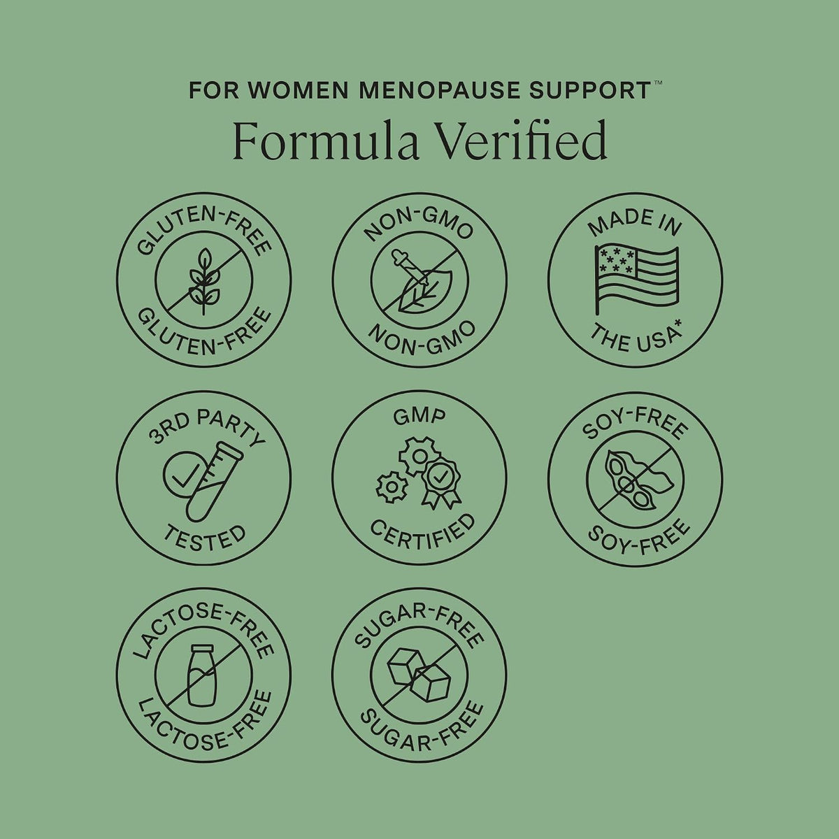 Stonehenge Health for Women Menopause Support for Peri + Menopause + Post - Mood, Energy, Stress, Hot Flashes, Night Sweats, Sleep & Cortisol, Chromax Chromium, Vitamin D3, KSM-66 Ashwagandha (2 Pack)