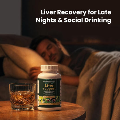 ‌Liver Protector – Liver Support Supplement with Milk Thistle, NAC & Turmeric | Helps with Digestive Comfort, Gluten-Free & Vegan Capsules (60 Count)‌