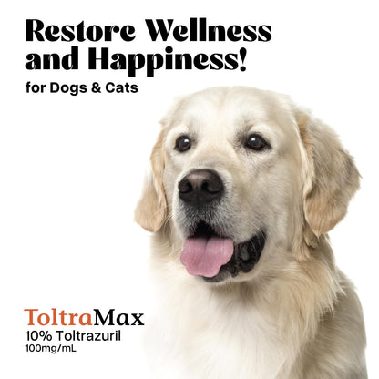 Toltrazuril 5.0% for Horses, Dogs, Cats, 60mL/2 Ounce, for Non-Food Chain Animals