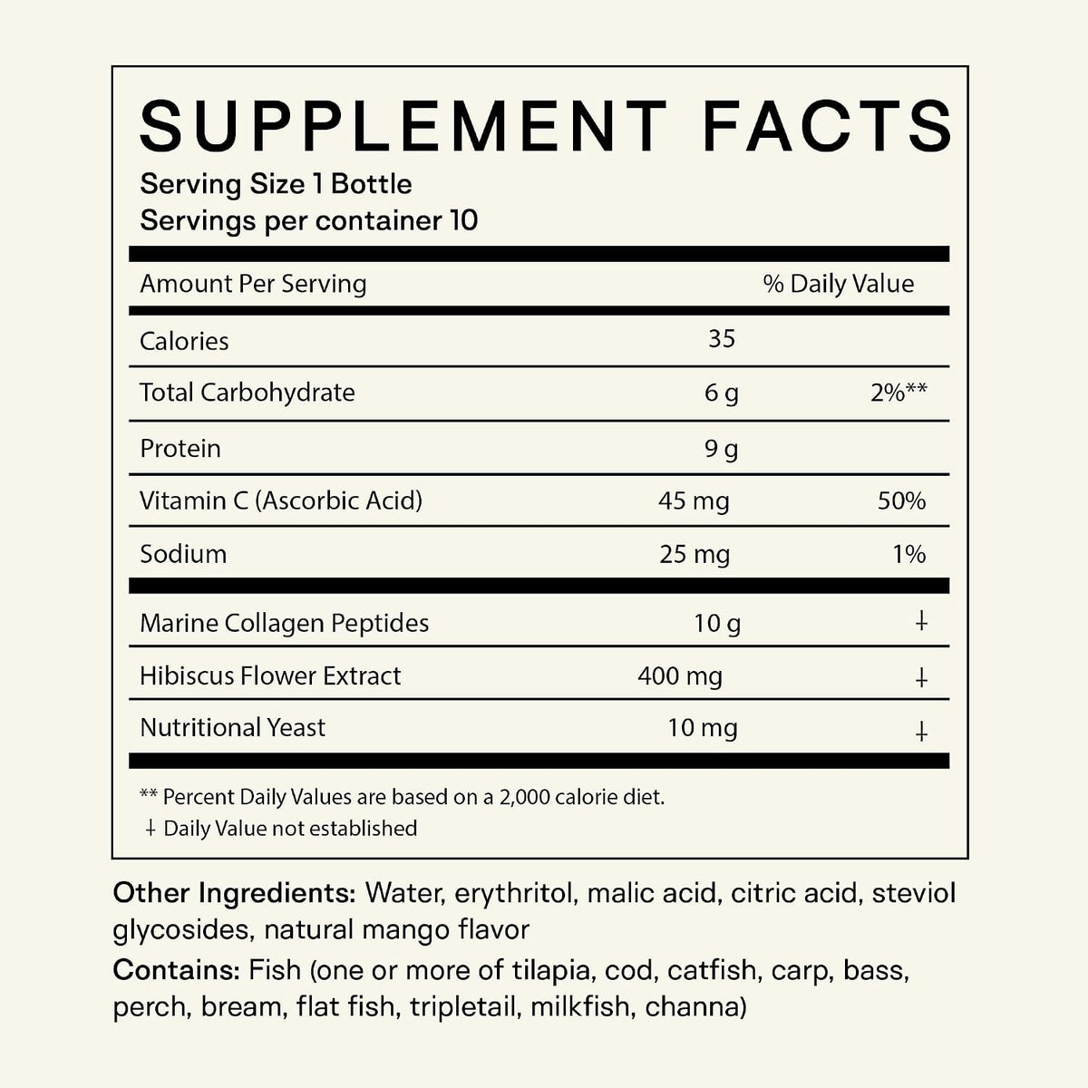 Happy Aging Marine Collagen Peptides Glow Shot 10g - Liquid Collagen for Women with Liposomal Delivery - Promotes Skin Hydration, Elasticity & Radiance - Supports Hair & Nails, 10 Shots