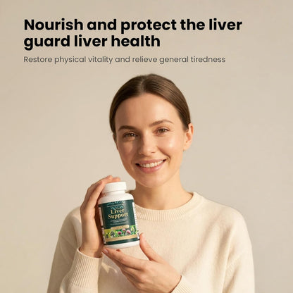 ‌Liver Protector – Liver Support Supplement with Milk Thistle, NAC & Turmeric | Helps with Digestive Comfort, Gluten-Free & Vegan Capsules (60 Count)‌