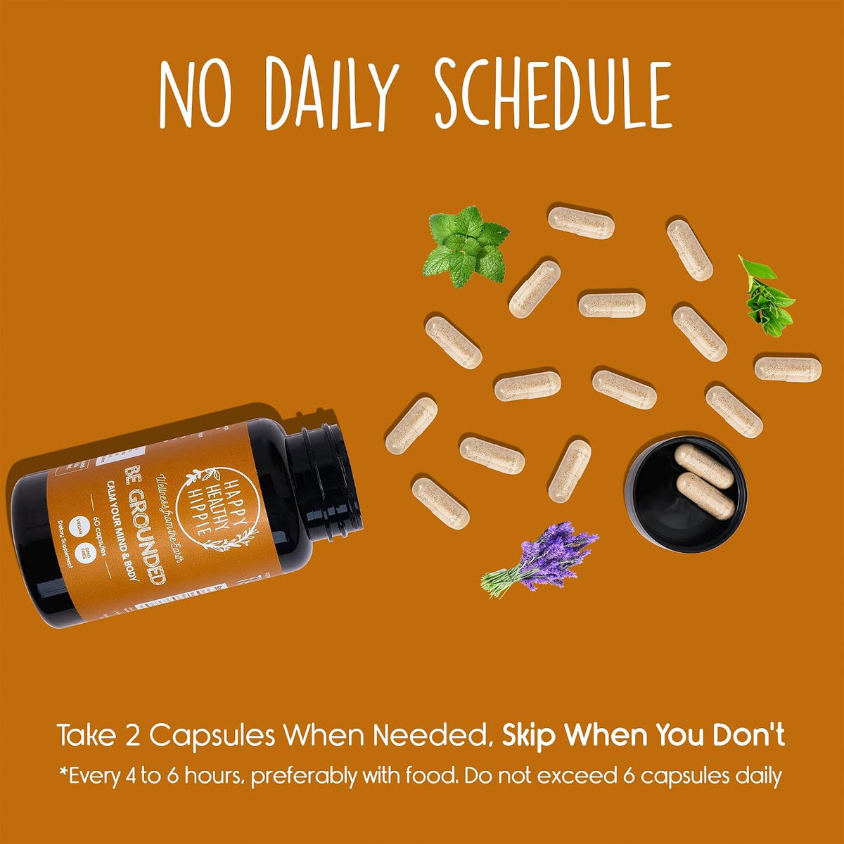 Happy Healthy Hippie Joy-Filled Saffron & Be Grounded