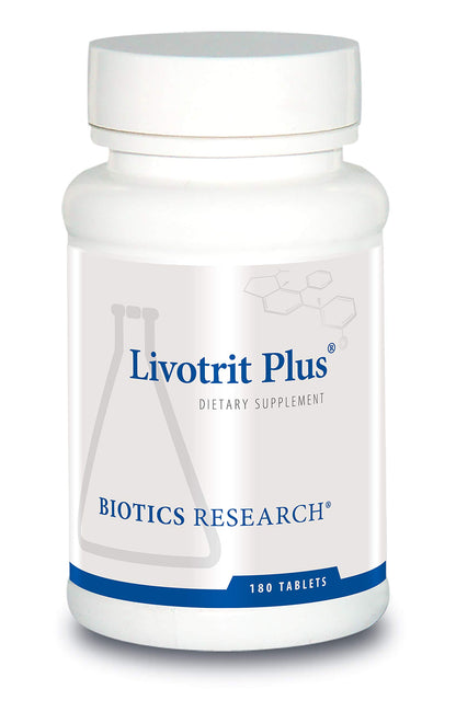 Biotics Research Livotrit Plus Liver Cleanse and Detox Support Supplement Natural Non GMO Herbal Blend with Milk Thistle 180 Tablets