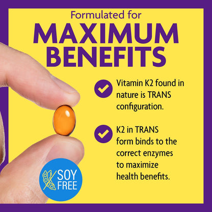 InnovixLabs Vitamin K2 & Magnesium Bundle Full Spectrum Vitamin K2 (90 softgels) Advanced Magnesium (150 Time-Release Capsules). Supports Healthy Bones & Arteries. *