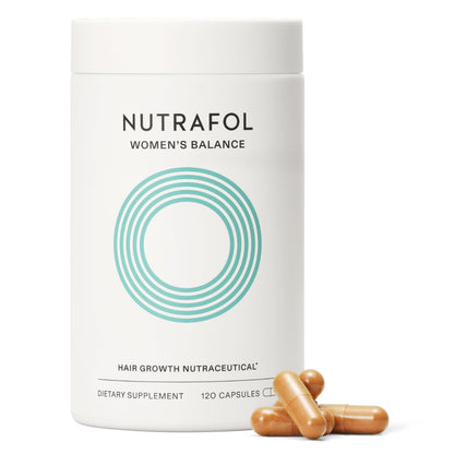 Nutrafol Women's Balance Hair Growth Supplements, Ages 45 and Up, Clinically Tested for Visibly Thicker Hair and Scalp Coverage