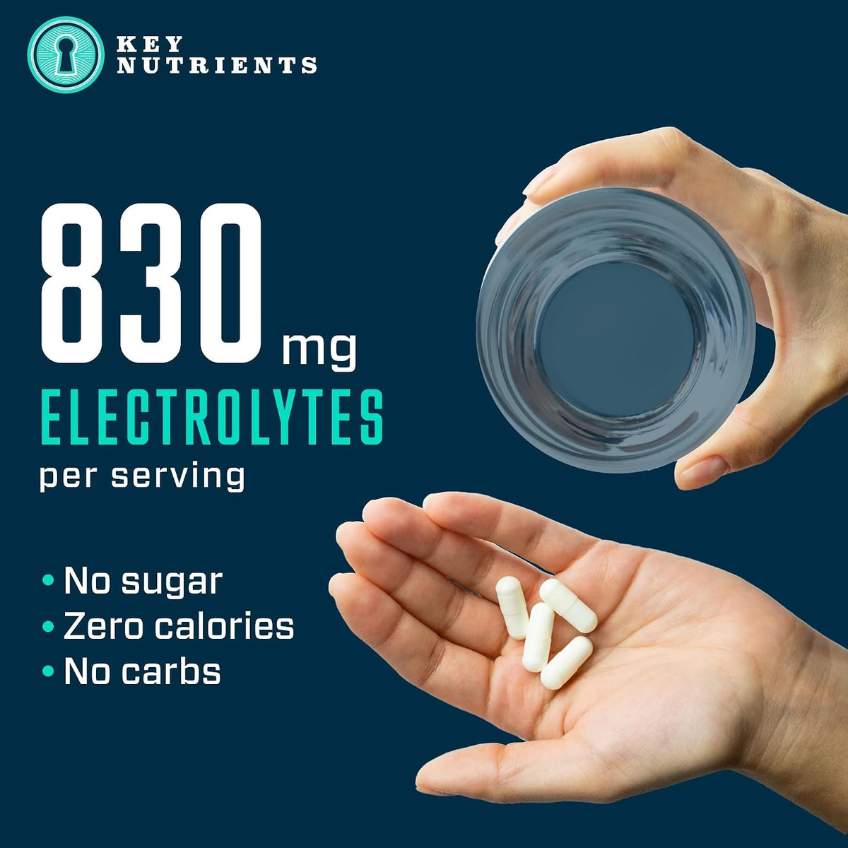 KEY NUTRIENTS Hydration & Energy Electrolyte Bundle – Electrolyte Tablets & Tropical Peach Mango Multivitamin Powder, Sugar-Free