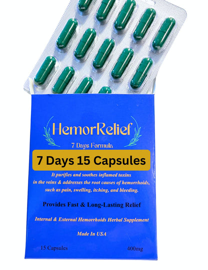 7Days Hemorrhoid Detox Formula, Works to Address The Root Causes of Hemorrhoids Provide Fast & Long-Lasting Relief - dailyvitalstore