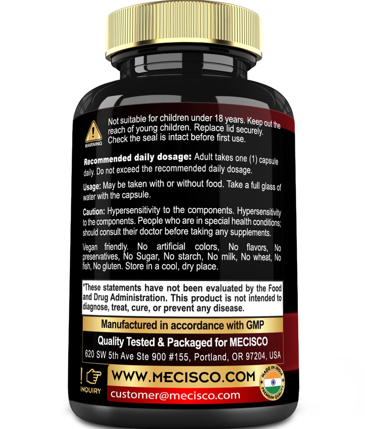 7in1 Irish Sea Moss Capsules 6750 Mg with Organic Bladderwrack & Burdock Root, Turmeric, Apple Cider Vinegar - Raw Seamos Pills for Hair, Skin, Thyroid Healths - 90 Caps for 3-Month Supply - dailyvitalstore