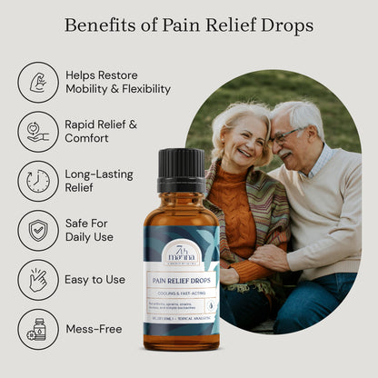 7th Manna Muscle Rub for Joint & Muscle Pain Relief, Menthol Pain Relief Formula with Camphor - Fast-Acting, Quick Dry & No Residue, 30ml - Topical Pain Relief for Active Adults - dailyvitalstore