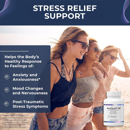 Tesseract Medical Research SafeCell S-Acetyl Glutathione Supplement for Neuro Health Support & AnaQuell QR, Stress Relief & Mood Support Supplement