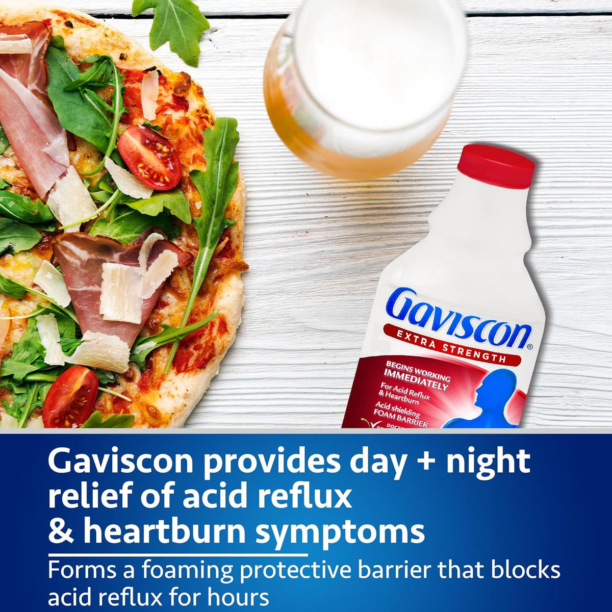 GAVISCON Extra Strength, Soothing ICY Mint 340 ml