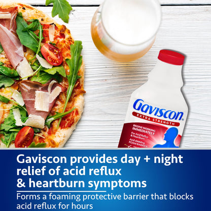 Gaviscon Heartburn Relief, Extra Strength Liquid ICY Mint 600 ml