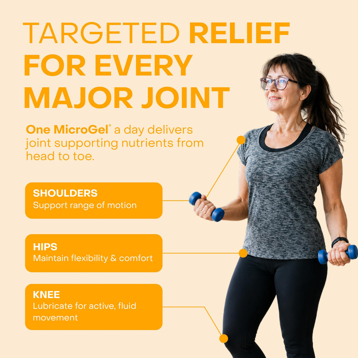 Healthycell Joint Health & Mobility Daily Liquid Supplement - 30 Gel Packs | Joint Support Supplement, Inflammation Response, Cartilage & Flexibility with Curcumin, Glucosamine & Chondroitin