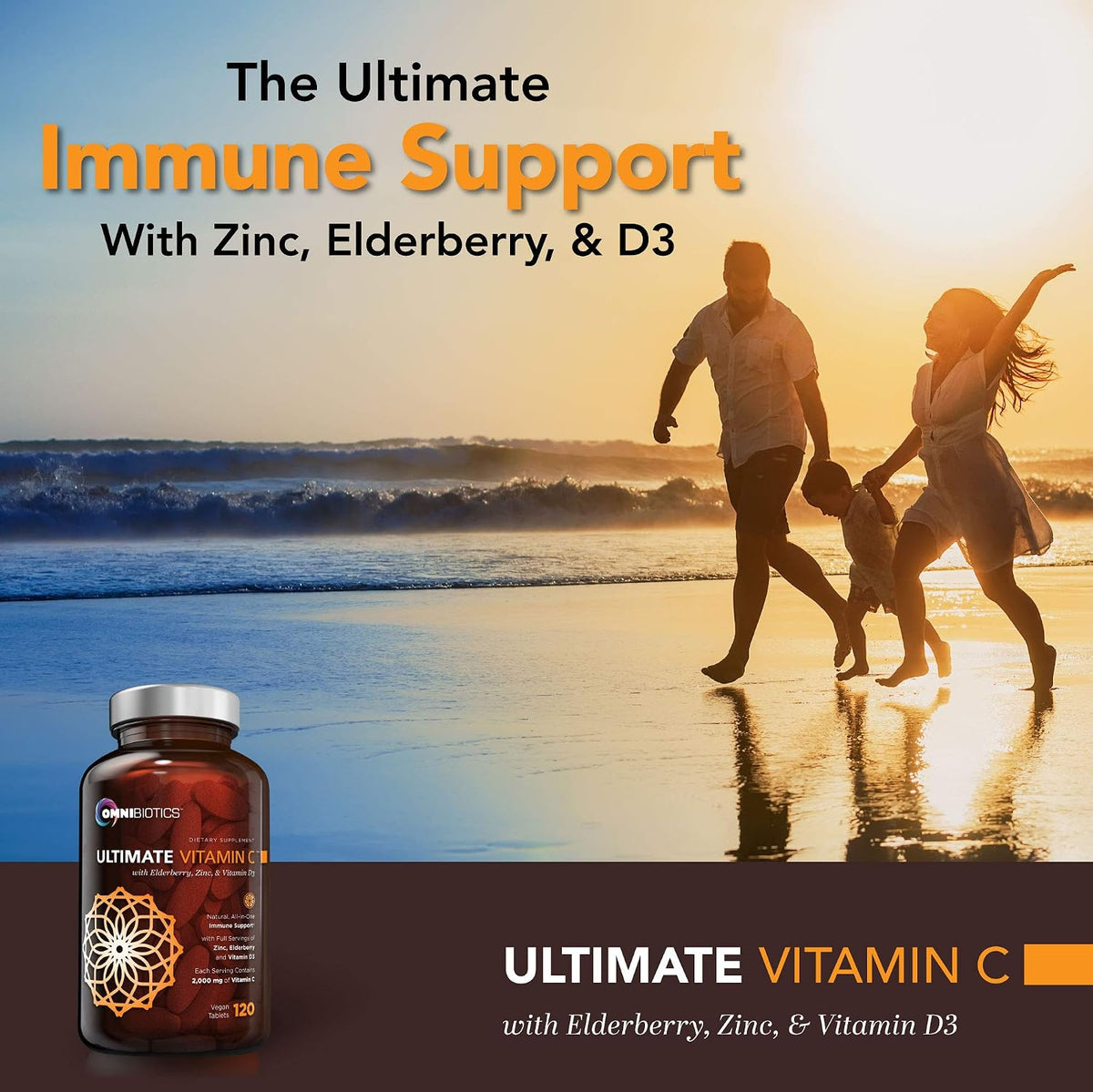 Vegan Omega 3 DHA EPA Supplement + Ultimate Vitamin C