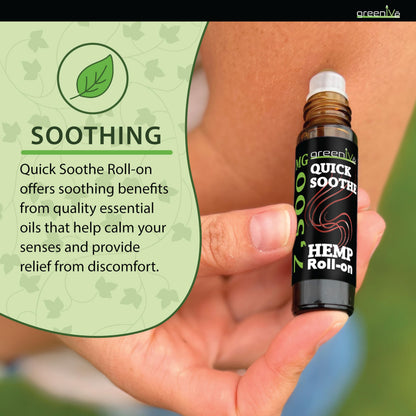 7,500mg Hemp Roll-On Quick Soothe Therapeutic Essential Oil Blend Exclusively on Amazon (1) GreenIVeBuy Supplements Australia
