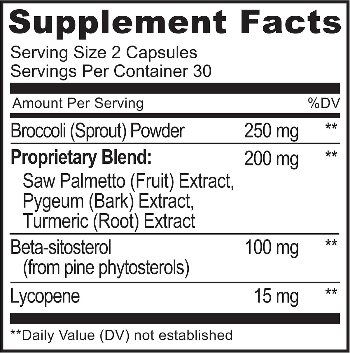 NATURELO Prostate & Urinary Health, Comprehensive Formula with Saw Palmetto, Pygeum, Tumeric, Plant Sterols, Broccoli and Lycopene, 60 Vegetarian Capsules (Pack of 2)