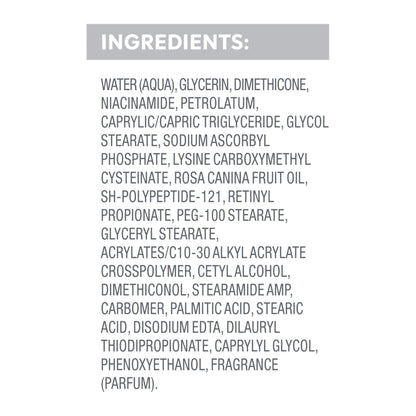 Dove Cream Serum Pro-Retinol + Firming for Elasticity and Firmness, with Collagen Peptides, Niacinamide and Antioxidants Lotion, 8 oz