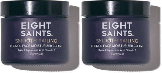Eight Saints Retinol Facial Moisturizer Cream, For Firming Face, Neck & Eye Wrinkles and Lines, Deep Hydrating Lotion, Fragrance-Free, with Retinol, Hyaluronic Acid,