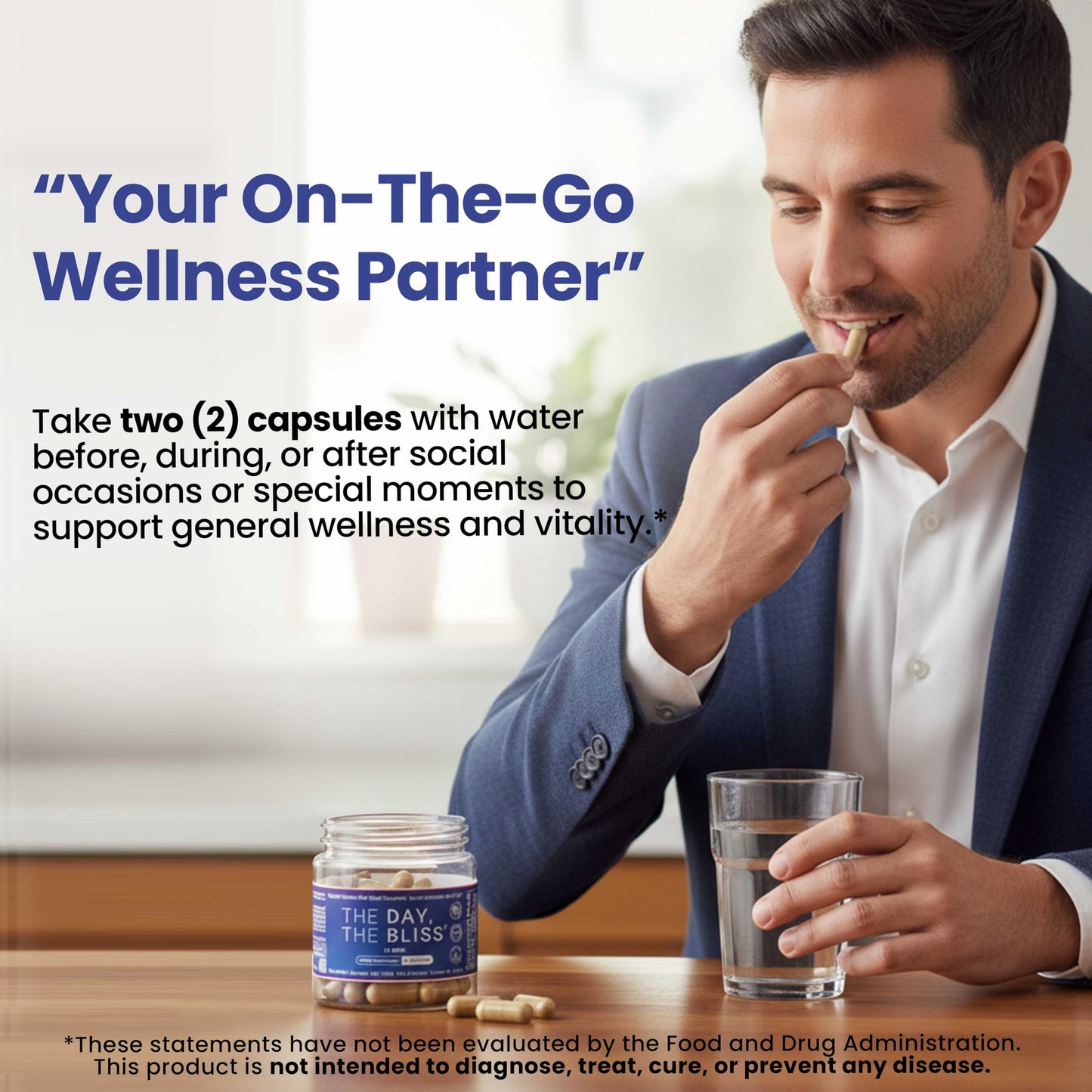TDTB 3-in-1 Herbal Capsules | Supports Wellness After Social Occasions, Special Moments & Men’s Vitality | Feel Better After Drinking & Liver Support
