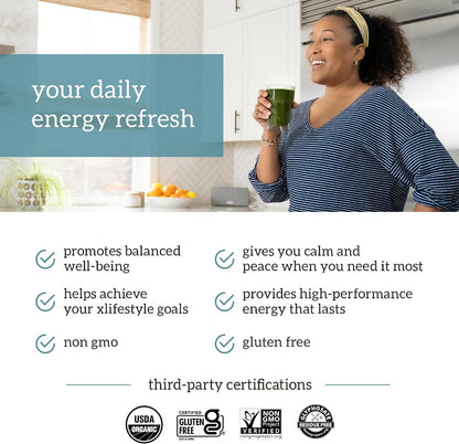 Organifi Green Juice and Red Juice Bundle - 30 Day Supply - Delicious, Refreshing Organic Superfood Supplement Powder With Antioxidants for Energy and Stress Relief Support - No GMO, Gluten, or Soy