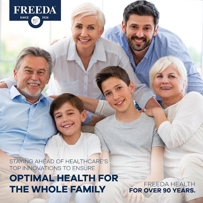 FREEDA Buffered Vitamin C 500mg for Immune Support – 100 Capsules | Includes 50mg Calcium – Supports Immune Health & Antioxidant Defense – Gentle on Stomachs, Kosher, Vegan, & Made in USA