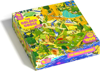 Magic Puzzle Company Series 5 Bundle • 3-Pack of 1000-Piece Jigsaw Puzzles | Includes The Drippy Trip, The Golden Goose & The Coveted Comet. Original handmade art. Mind-blowing magic ending. No dust.
