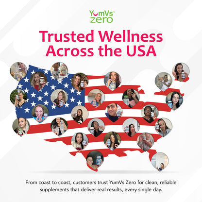 YUM-V'S Multivitamin for Women & Men – Sugar Free Multivitamin Gummies – Zero Sugar Gummy with Chromium, Thiamine & Magnesium – Keto-Friendly Daily Vitamin Gummy