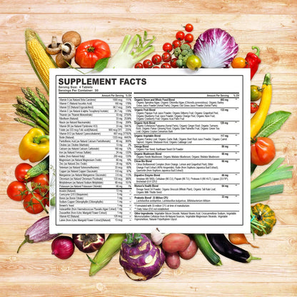 Wholesome Wellness Food Multivitamin for Women - Natural Multi Vitamins, Minerals, Organic Extracts + Dr. Formulated Raw Probiotics for Women 100 Billion CFUs with Prebiotics Bundle