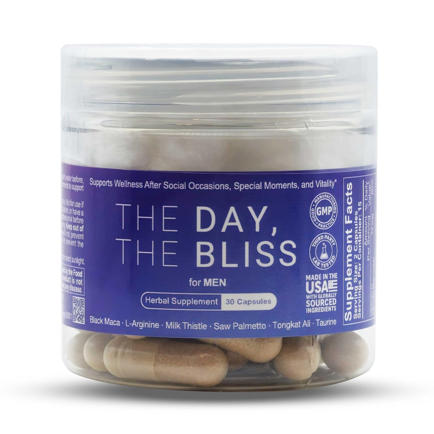 TDTB 3-in-1 Herbal Capsules | Supports Wellness After Social Occasions, Special Moments & Men’s Vitality | Feel Better After Drinking & Liver Support