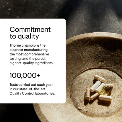 THORNE - CoQ10 - 100mg Optimally Absorbed Ubiquinone Supplement - Supports Heart Health, Brain Function, Cellular Energy Production & Healthy Aging* - Third-Party Certified - Gluten-Free - 60 Softgels THORNE buy supplements Au