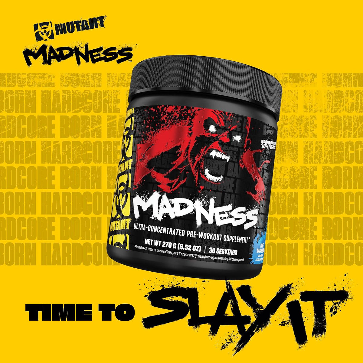 MUTANT Madness, Ultra-Concentrated Pre-Workout, Fruit Punch, 9.52 oz