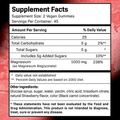 WELLNESS LABSRX Creatine Gummies 5000mg - Magnesium Glycinate Gummies 1000 mg | Bundle