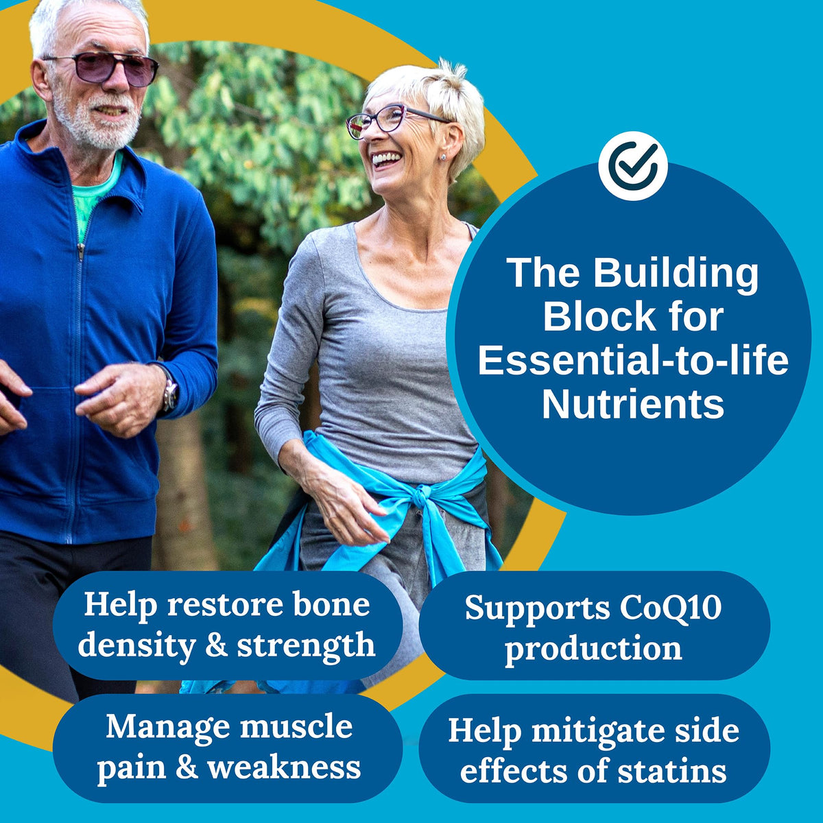 Xtendlife GG Pure Geranylgeraniol for CoQ10, Bone, Muscle & Heart Support - 150mg GG Gold from Annatto Seeds - Ideal for Statin Users - 2 Month Supply (Pack of 2)