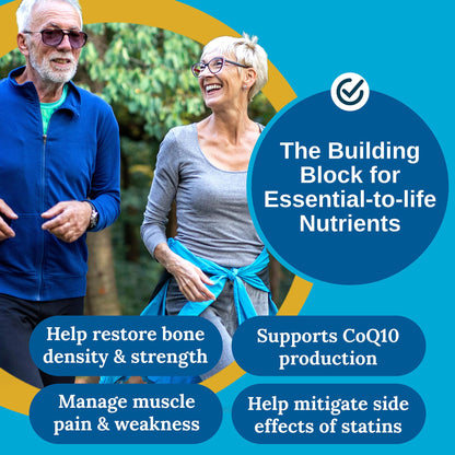 Xtendlife GG Pure Geranylgeraniol for CoQ10, Bone, Muscle & Heart Support - 150mg GG Gold from Annatto Seeds - Ideal for Statin Users - 2 Month Supply (Pack of 2)