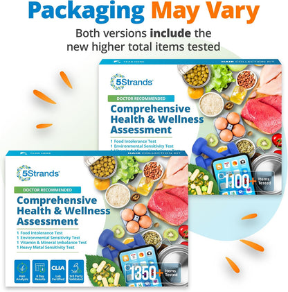 5Strands Comprehensive Health & Wellness Assessment, 1350 Items Tested