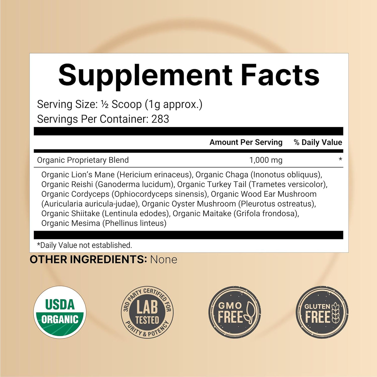 NatureBell Magnesium Glycinate Capsules 500mg & Myco Guardians 10 in 1 Mushroom Powder 10oz Bundle Pack | Chelated & Purified Mineral | Immune Booster & Brain Health Support